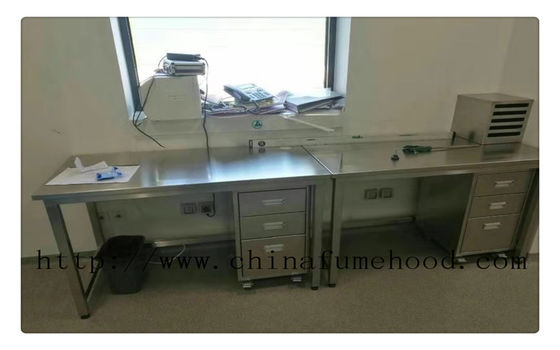 Buen precio Top de acero inoxidable de acero inoxidable general del banco de la estabilización superficial 1.2m m de los muebles del laboratorio del estudio de antecentes de L3000mm en línea