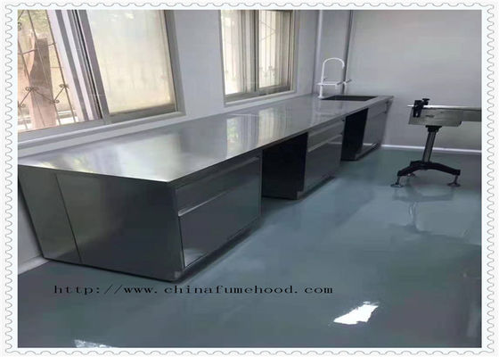 Buen precio Prenda impermeable de acero inoxidable multifuncional 3000x1500x850m m del banco de laboratorio en línea