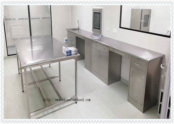 Buen precio Artículo multiusos de los gabinetes de acero a prueba de ácido del laboratorio para el hospital en línea