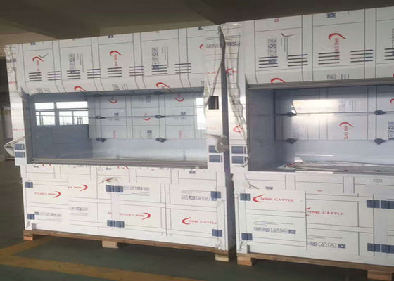 Buen precio Capó de escape de laboratorio alto con grifo de PP y capó de humo del fregadero en línea