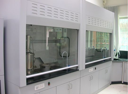 Buen precio Resistente químico del tamaño de las capillas el 1.2/1.8/1.5x0.8x2.35m de la ventilación del laboratorio del polipropileno en línea