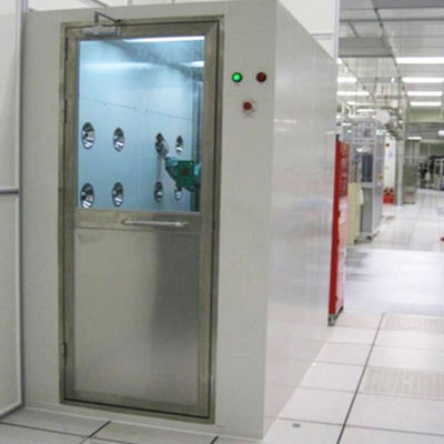 Buen precio La ducha de aire en frío del recinto limpio de la placa automática escoge/puerta doble en línea