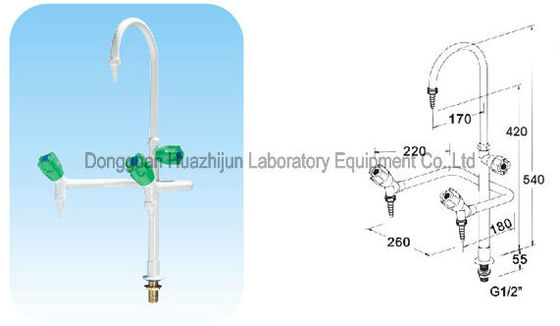 Buen precio Las griferías de laboratorio PP. La fábrica de las griferías de laboratorio PP. en línea
