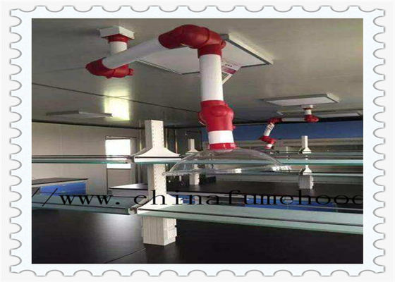 Buen precio Resistente químico multiusos de las capillas del humo del brazo del extractor de los PP del laboratorio en línea