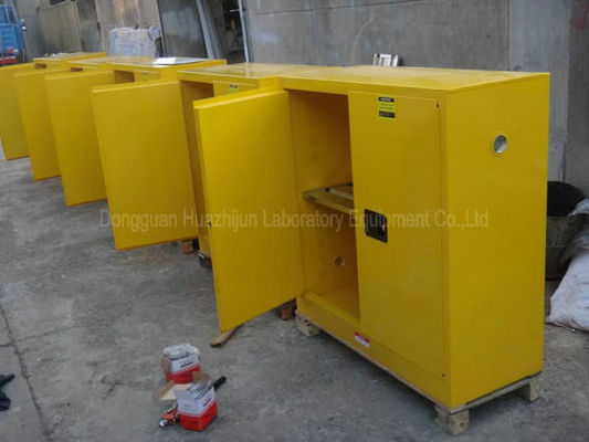 Buen precio El gabinete completamente soldado con autógena de la seguridad de los productos químicos añade algodón del fuego cerradura del acoplamiento de tres puntos en línea