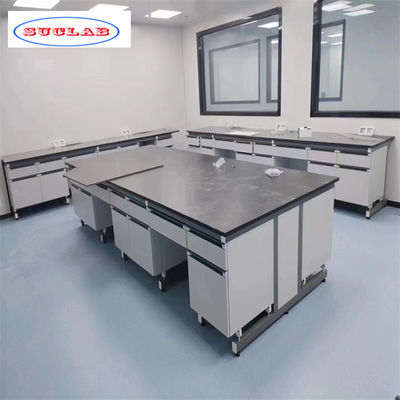 Buen precio Muebles de laboratorio de química de soplado de arena estructura integrada aceptable OEM / ODM en línea