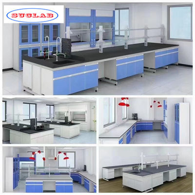 Buen precio Muebles de laboratorio de química de instalación rápida con estructura modular en línea