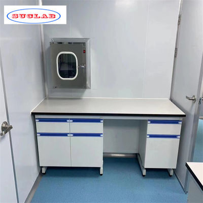 Buen precio Instalación rápida Muebles de laboratorio de química de madera Paquete de madera contrachapada para exportación en línea