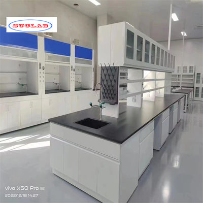 Buen precio Banco de laboratorio de química como dibujo número de agujeros y ganchos para una gestión eficiente del laboratorio en línea