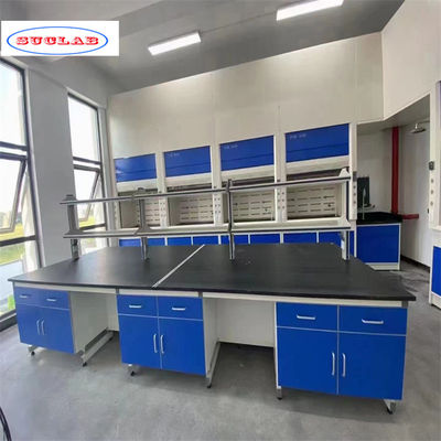 Buen precio Como dibujo número de asas y rieles Banco de laboratorio de química Banco de trabajo de laboratorio diseñado para laboratorios en línea