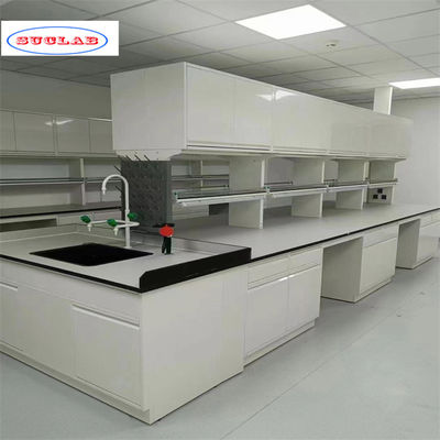 Buen precio Color Banco de laboratorio de química de madera o acero con número de asas como dibujo en línea