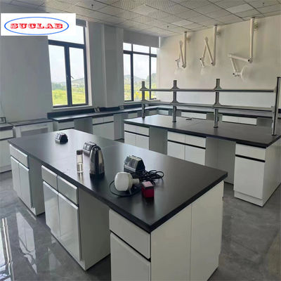Buen precio Banco de trabajo de laboratorio de 120 cm x 60 cm x 90 cm fabricado con acero inoxidable en línea