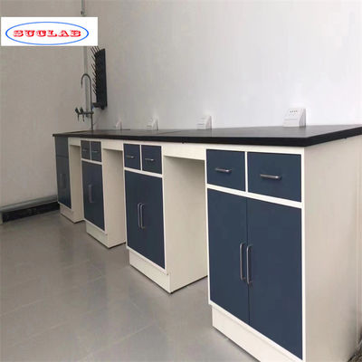 Buen precio Banquillo de trabajo de laboratorio eficiente y práctico con cajones de almacenamiento 120cm X 60cm X 90cm en línea
