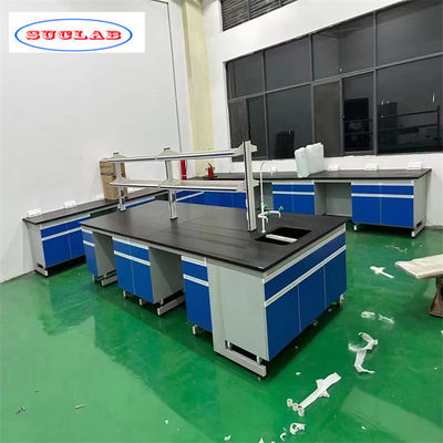 Buen precio Organice su espacio de laboratorio con el banco de trabajo de laboratorio de química y como dibujo número de estanterías en línea