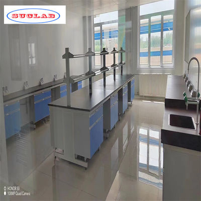 Buen precio Como el dibujo de laboratorio de química banco de trabajo con número de compartimientos en línea