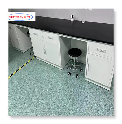 Buen precio Banco de laboratorio de química de estilo moderno Banco de laboratorio de isla - Construcción de PP blanco duradero en línea
