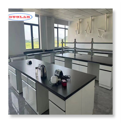 Buen precio Banco de laboratorio de química de superficie lisa - azul con una alta compatibilidad con el medio ambiente en línea
