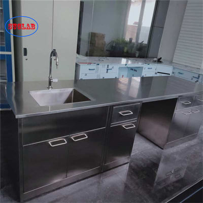 Buen precio Banco de laboratorio de acero inoxidable de laboratorio - gabinete - capacidad de carga 300 kg en línea