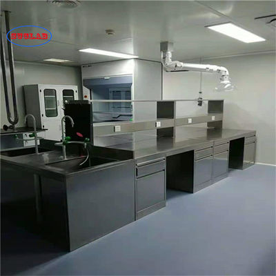 Buen precio Banco de laboratorio que proporciona diseños pulidos y resistentes con una capacidad de carga de 300 kg en línea