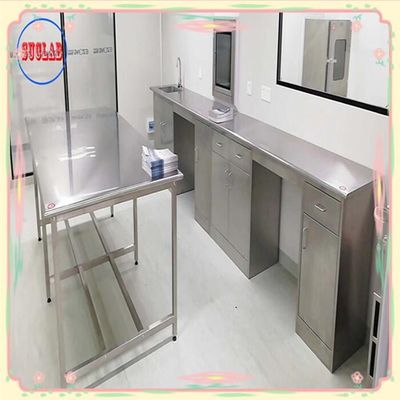 Buen precio Banco de laboratorio de acero inoxidable de estilo moderno con número de cajones disponibles como dibujo en línea