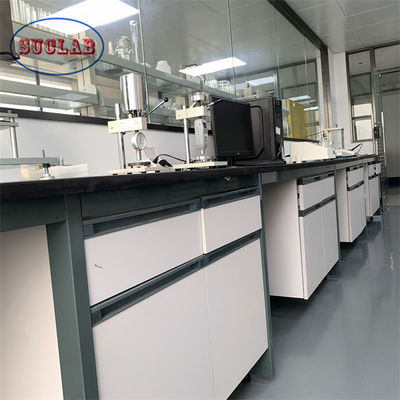 Buen precio Exportación Envase de madera contrachapada Laboratorio de química Muebles de laboratorio Banco de trabajo con opciones personalizables en línea