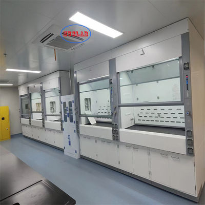 Buen precio Capó de humos de PP personalizado con depuradores para laboratorio y hospital 220V Voltage en línea
