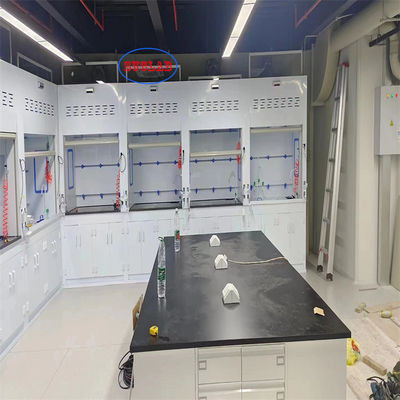 Buen precio Microcomputadora controlada de la pared montada en la cámara de humo químico de laboratorio Capas de humo con depurador para la eficiencia en línea
