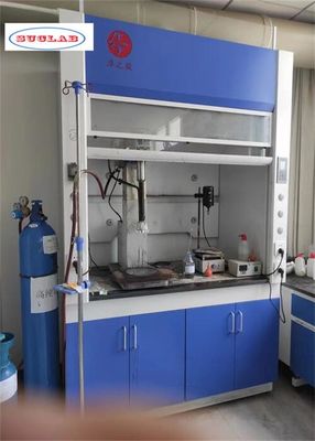 Buen precio Capuchón de laboratorio de 100 m3/h de flujo de aire con sistema de filtro de carbono activado en línea