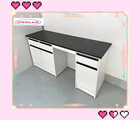 Buen precio L*1500/750 W *800/850mm H Química Banco de laboratorio de resina epoxi Sink Muebles de laboratorio en línea