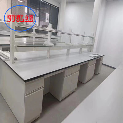 Buen precio Tablero de resina epoxi Química Banco de laboratorio Hoja de resina fenólica encimeras de mostrador enchufe multifuncional en línea