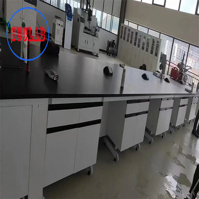 Buen precio 80 kg Mesa de trabajo de laboratorio de experimentación química Anticorrosión Superficie lisa en línea