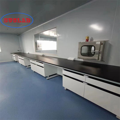 Buen precio Laboratorio de Química Moderna Banquillo de trabajo 2 cajones Tabla de trabajo en línea