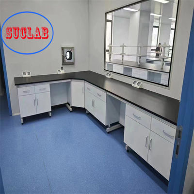 Buen precio Resina fenólica o resina epoxi superficie de trabajo de laboratorio Mesa de trabajo laminada resistente a los productos químicos en línea