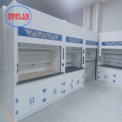 Buen precio Control de humos de laboratorio azul armario Capuchones de humos de ácido perclórico para manejo seguro de productos químicos en línea