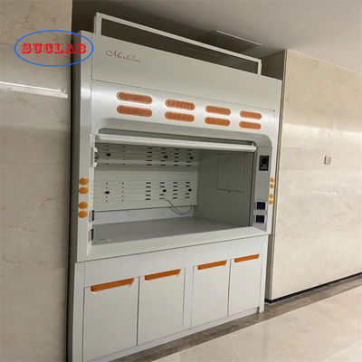 Buen precio Armario de humos de laboratorio anticorrosivos con sistema de control manual de lavado húmedo 100 fpm en línea