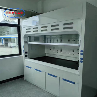 Buen precio Tipo de caja corredera vertical del armario de laboratorio de humos anticorrosión en línea
