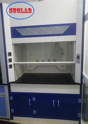 Buen precio Armario de humos de laboratorio moderno con iluminación LED y grifo de gas en línea