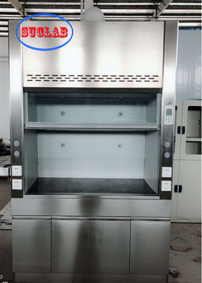 Buen precio Flujo de aire horizontal/vertical de laboratorio con conductos de conducción de humos y capó de ventilación de laboratorio Sistema de armario para todos los laboratorios en línea