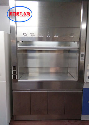 Buen precio Muebles de laboratorio con conductos de ventilación con capuchón de humos, armario con sistemas de depuradores y alarmas visuales y luz LED. en línea