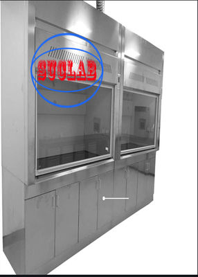 Buen precio Capó de humo de laboratorio con conductos con sistema de control de microcomputadora y garantía de 1 año en línea