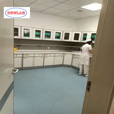 Buen precio Fabricantes de bancos de trabajo para la eliminación de muebles de hospital de acero completo con L 3000*W 750*H 850 a 900 mm en línea