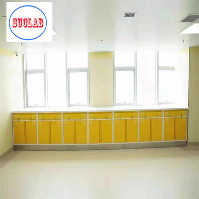 Buen precio Fabricantes de armarios de desecho de muebles de hospital con deslizador de tres secciones y estantes ajustables en línea