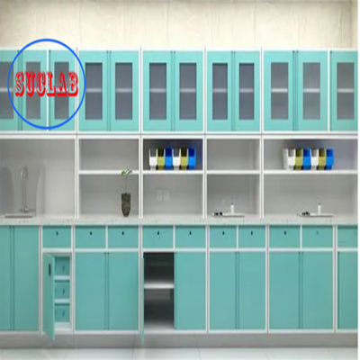 Buen precio Manivela de acero completo Hospital Clínica Muebles Gabinete de eliminación Precio L 3000*W 600*H 850 a 900 mm Deslizador de tres secciones en línea