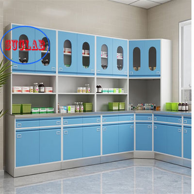 Buen precio Acero inoxidable / Marco de acero completo Montado en la pared Hospital Clínica Muebles gabinete médico Precio en línea