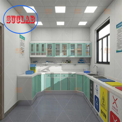 Buen precio Estantes ajustables Hospitales Clínicas Muebles Tratamiento Médico Armario Costo con mango de acero completo en línea