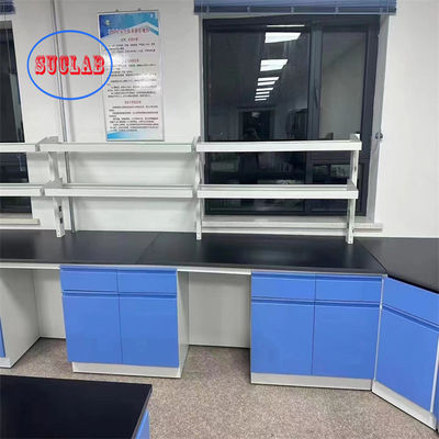 Buen precio Muebles de laboratorio de química personalizables con función de almacenamiento de acero de instalación Embalaje de madera contrachapada de exportación en línea
