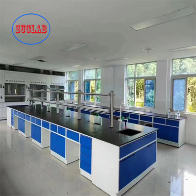 Buen precio Fabricantes de muebles de laboratorio de química moderna Soluciones de almacenamiento de acero con superficie de acero inoxidable en línea