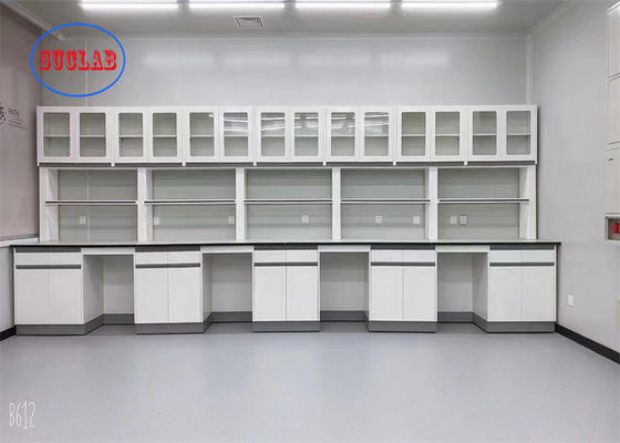 Buen precio Muchas funciones de química de laboratorio Banco de la mesa de laboratorio China Fabricantes con el grifo de cuerpo de latón de acero en línea