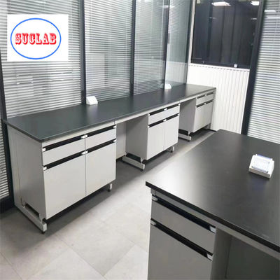 Buen precio Laboratorio de Química Banco de trabajo de acero Muebles de laboratorio de madera Materiales de PP y gabinetes múltiples para sus necesidades de laboratorio en línea