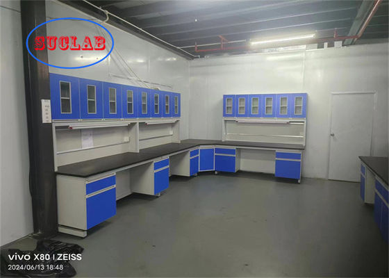 Buen precio Seguridad Química C Cuadro Química Laboratorio Banco de trabajo Muebles de laboratorio Malasia con gabinetes múltiples en línea